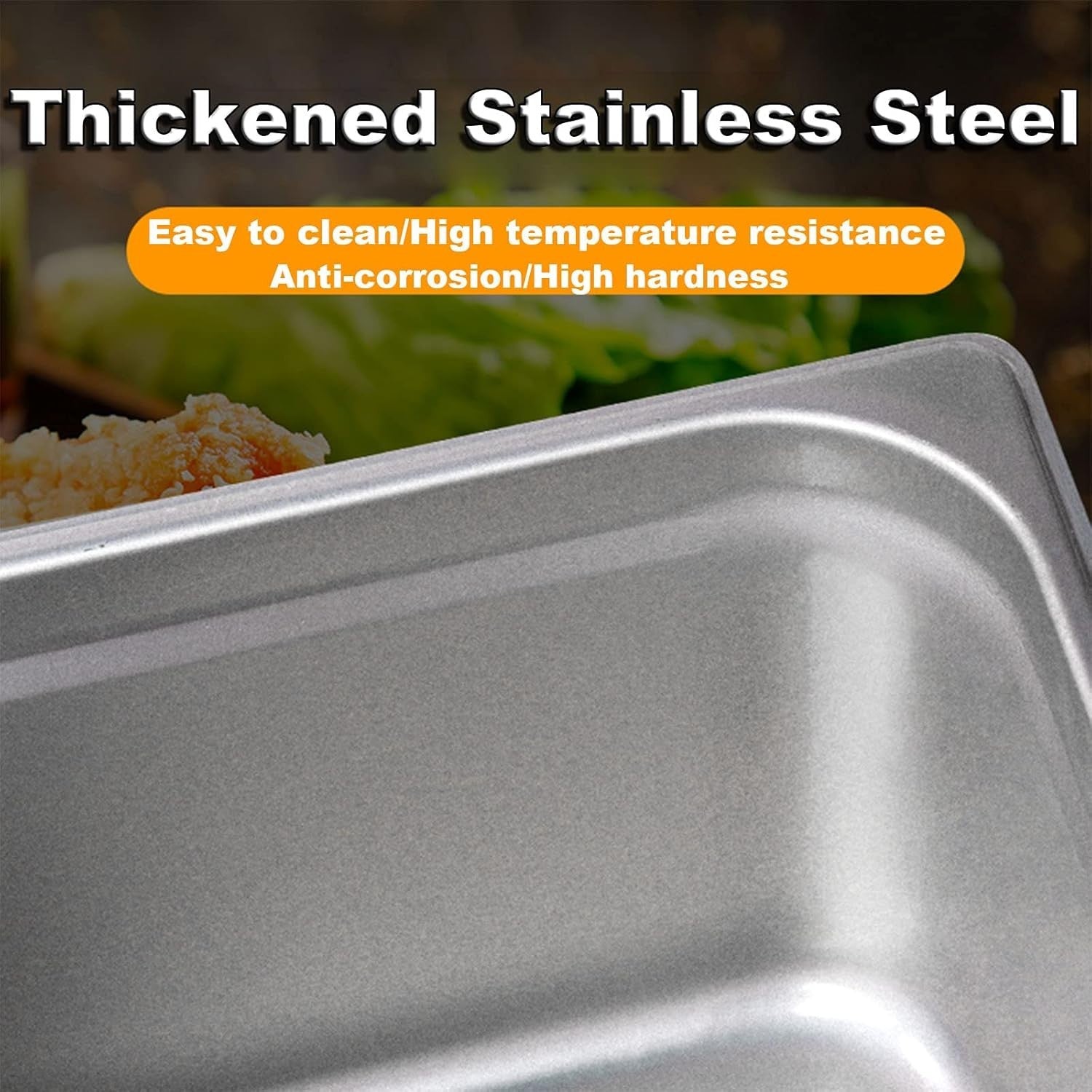 Commercial Gas Deep Fryer LPG Countertop Stainless Steel Easy Clean
