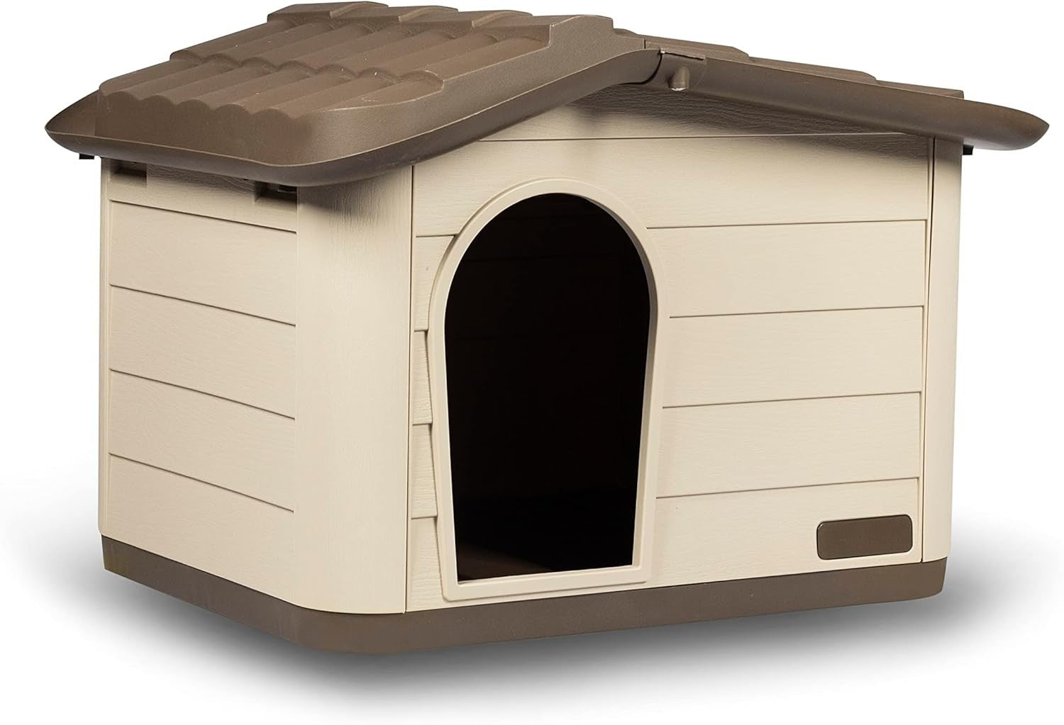 Weatherproof Plastic Pet House for Dogs Cats Rabbits Indoor Outdoor Shelter