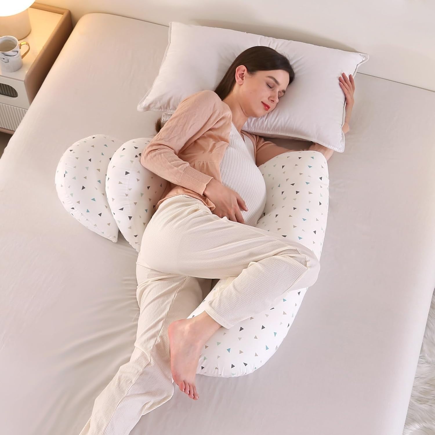 Pregnancy Pillow U Shape Full Body Maternity Support Adjustable Soft