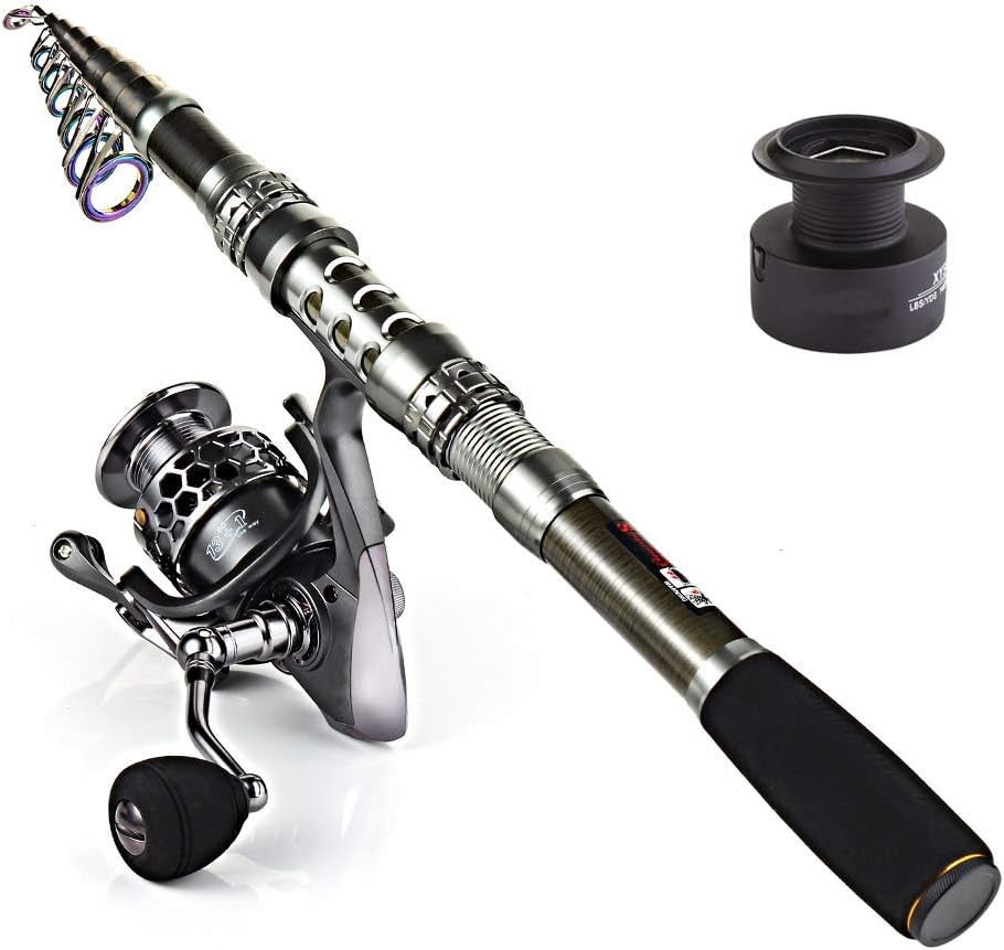 Telescopic Fishing Rod & Spinning Reel Combo – Saltwater & Freshwater Kit