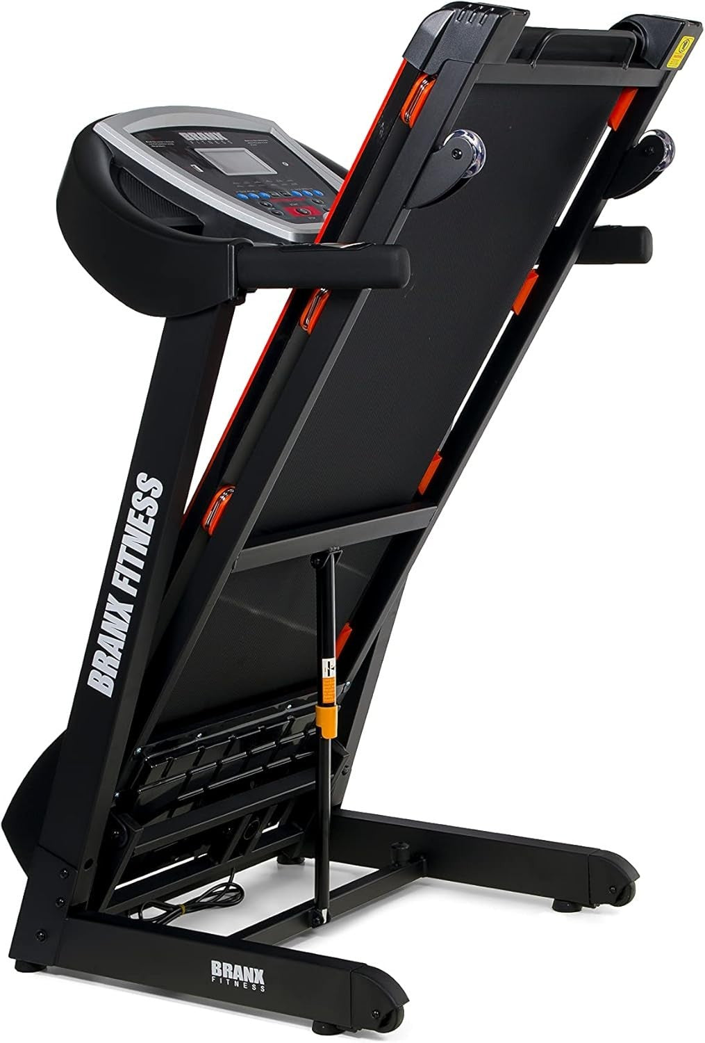 Foldable Home Treadmill 16.5km/h Auto Incline 5HP Motor Shock Absorption