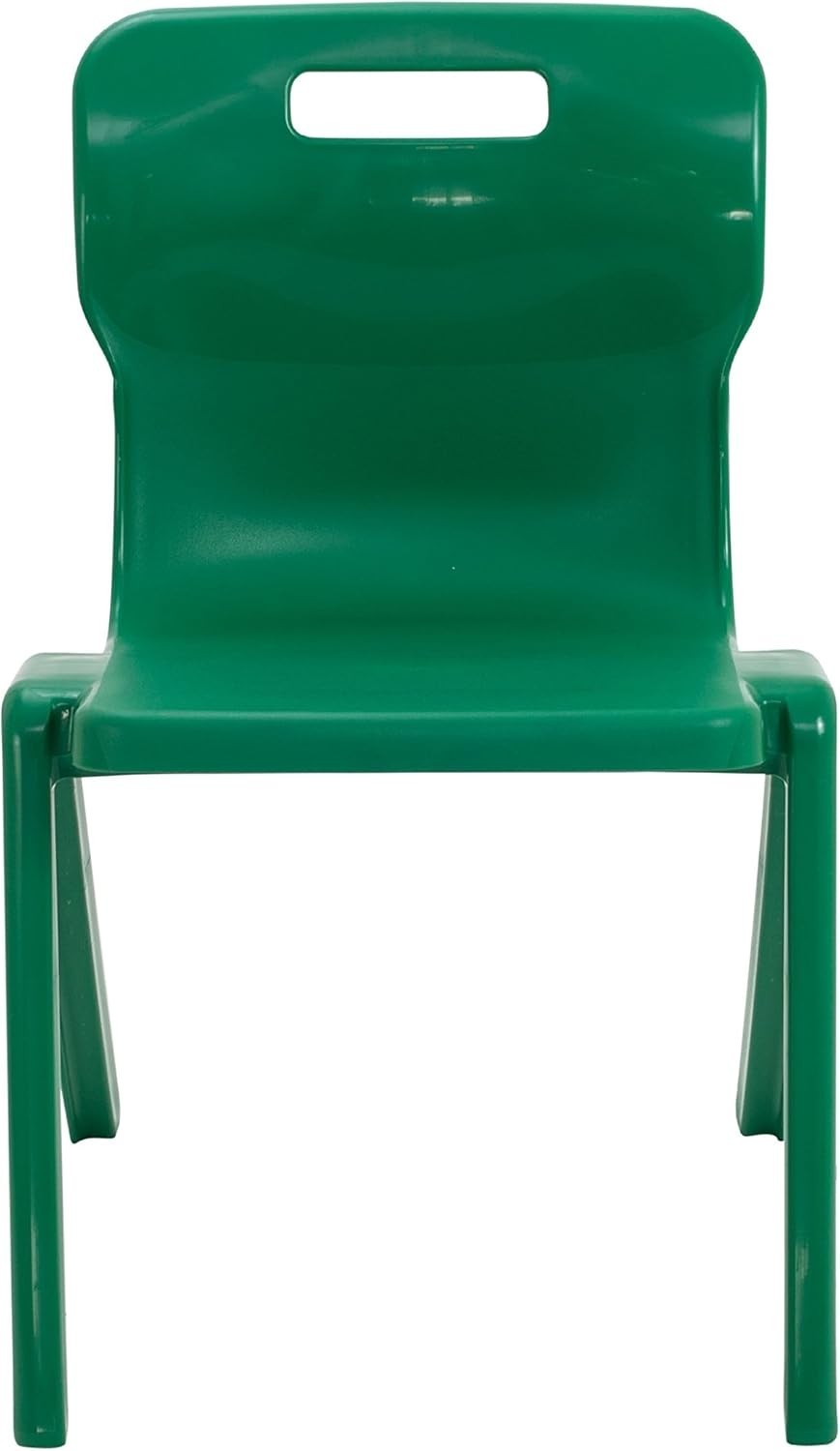 Classroom Chairs Pack of 3 Heavy Duty Stackable Size 6 Green