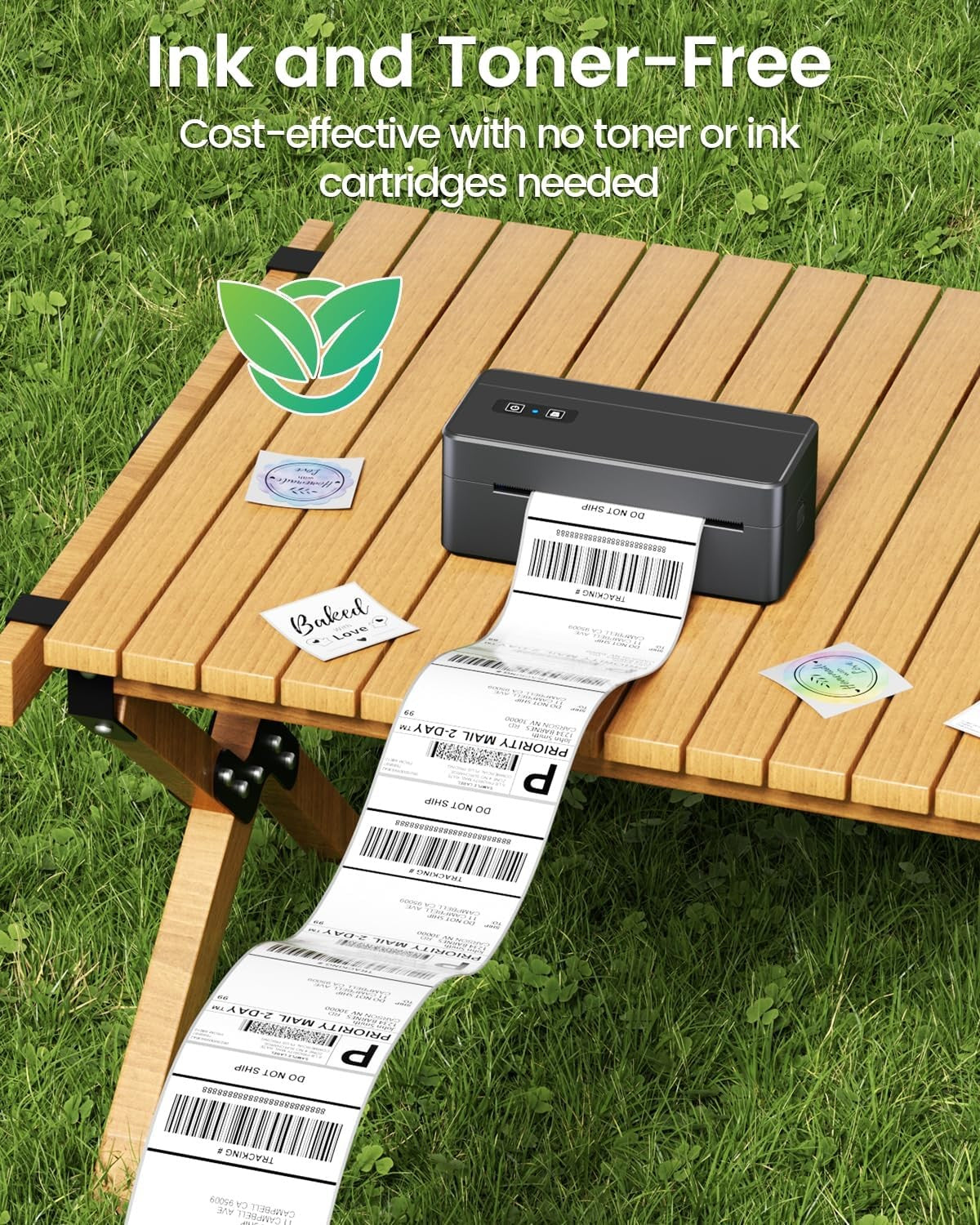 Bluetooth Thermal Shipping Printer 4x6 USB Postage