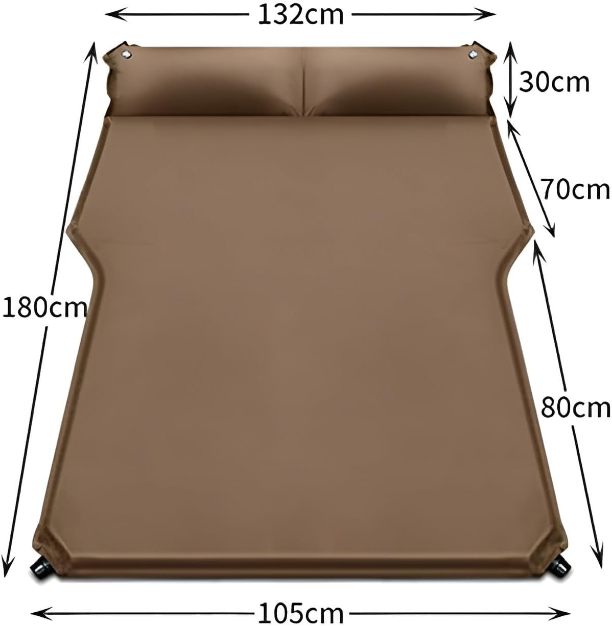 Red Car Air Mattress Inflatable Bed for Travel Camping Sleep SUV Sedan Van
