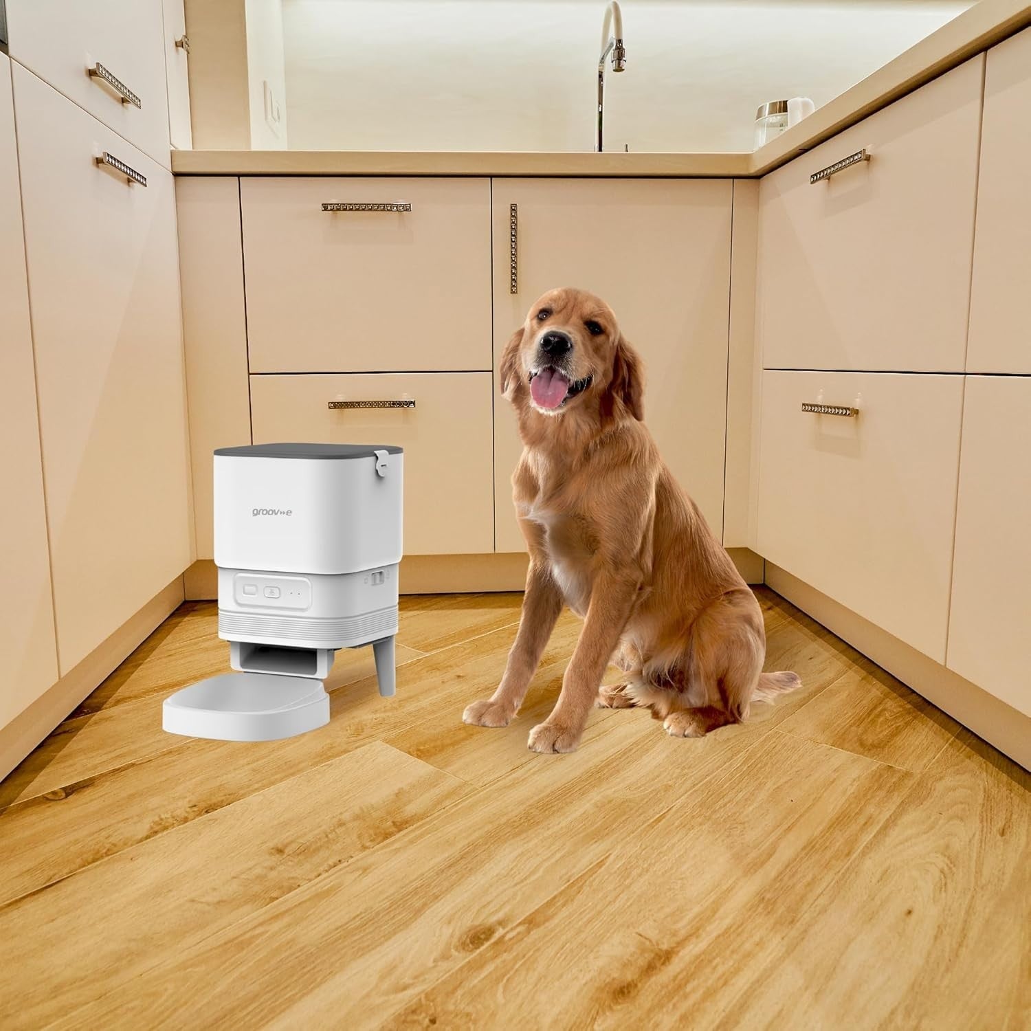 Smart WiFi Pet Feeder 4L Auto Cat Dog Food Dispenser App Control