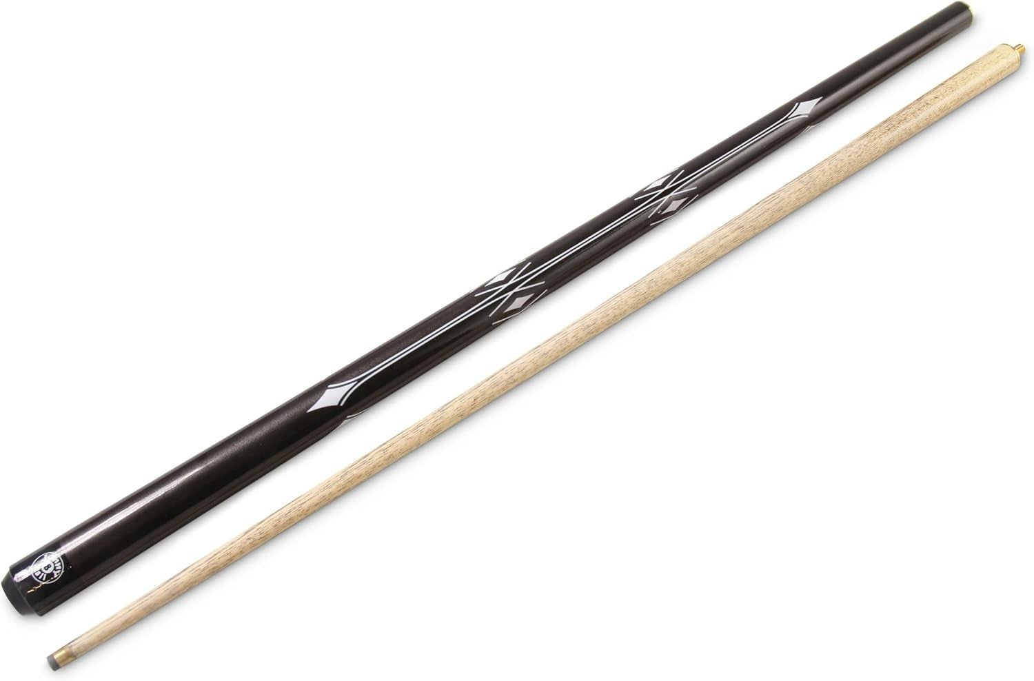 57in Snooker Pool Cue 9.5mm Tip Centre Joint Ash Shaft Bold Design