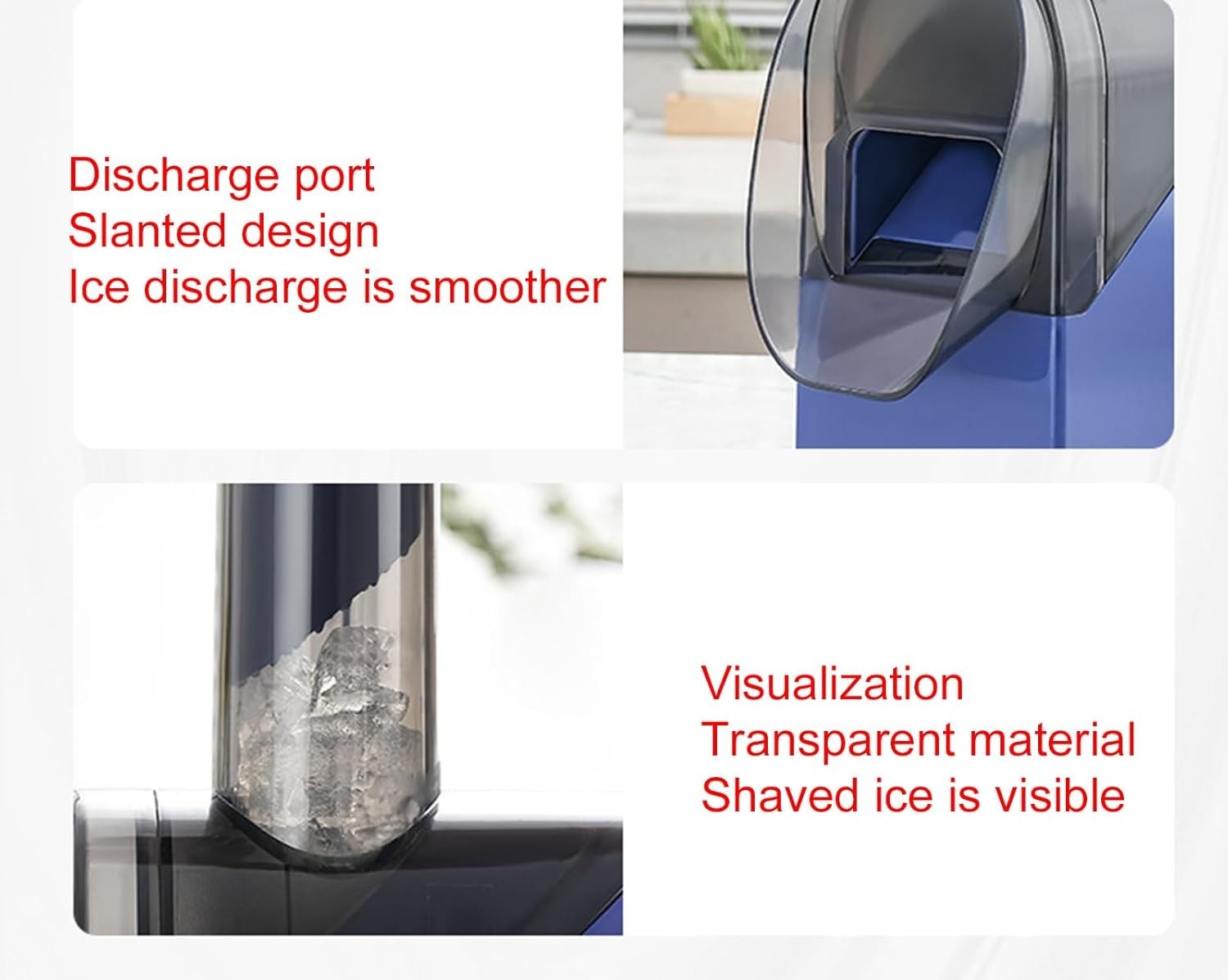 Electric Snow Cone Machine Shaved Ice Crusher Portable Slush Maker for Home