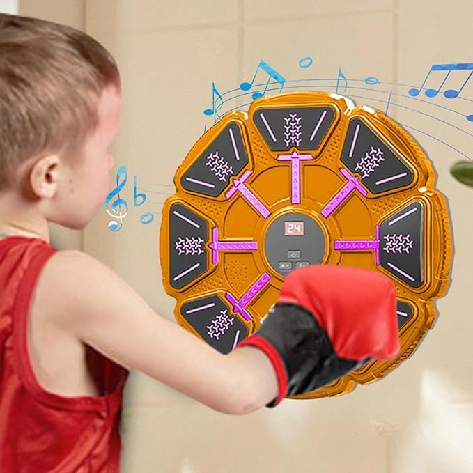 Smart Music Boxing Machine Bluetooth LED Reaction Wall Trainer