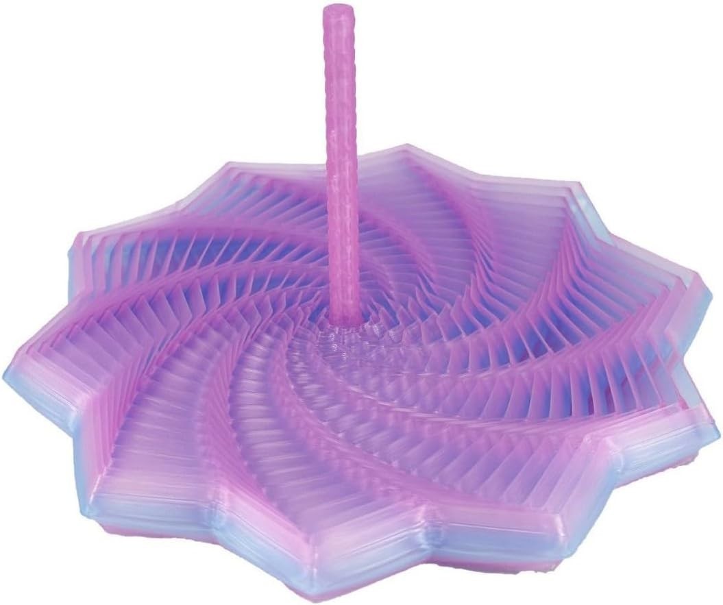 Rotating Fractal Star Fidget Hex Spiral Desk Toy Focus Stress Relief