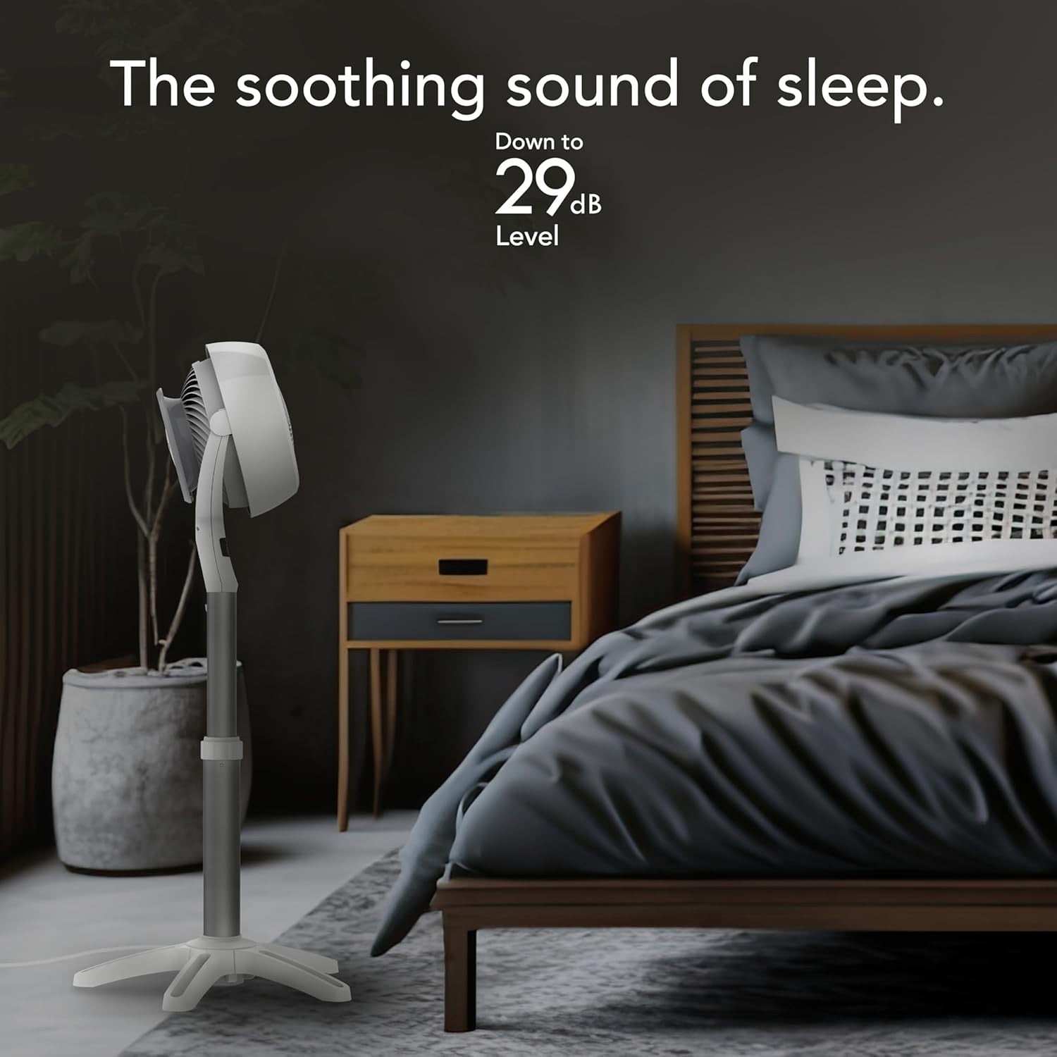 Pedestal Smart Fan – 99-Speed Remote Control Energy Saving Quiet Airflow