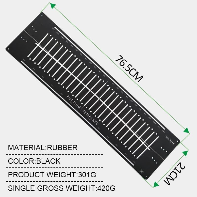 10ft Golf Putting Mat Alignment Trainer Anti Slip Indoor Outdoor Practice
