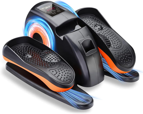 Under Desk Electric Elliptical Leg Exerciser Quiet 12 Speed Seated Pedal