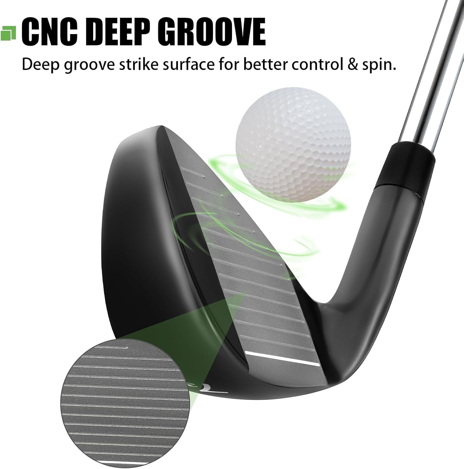 6 Iron Golf Club 28° Right Hand Regular Flex Steel Shaft Wide Sole