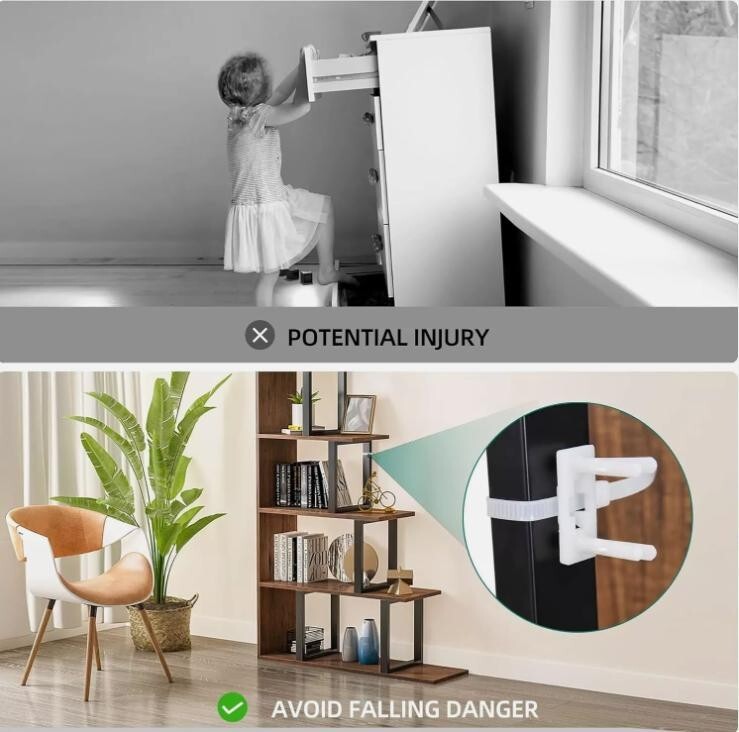 5 Tier L-Shaped Ladder Bookshelf Freestanding Display Unit for Living Room