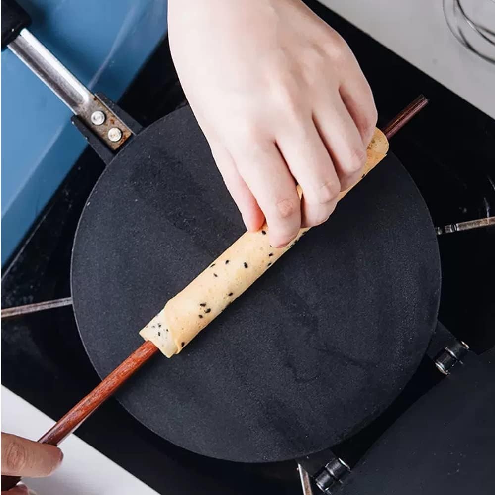 Stovetop Waffle Cone Maker | Non-Stick Cast Aluminium Cone & Crêpe Pan