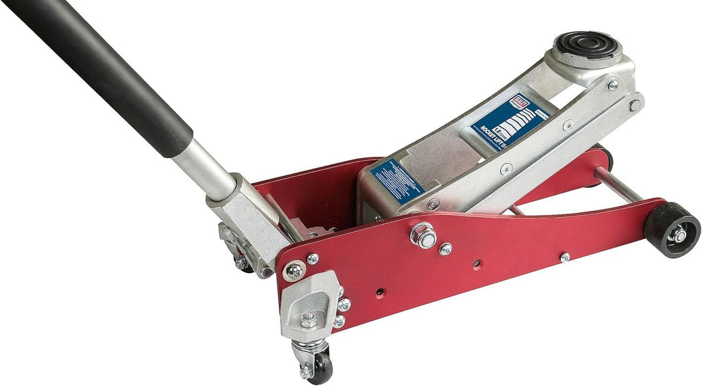 1.8 Ton Low Entry Aluminium Trolley Jack Rocket Lift 85–470mm Lightweight