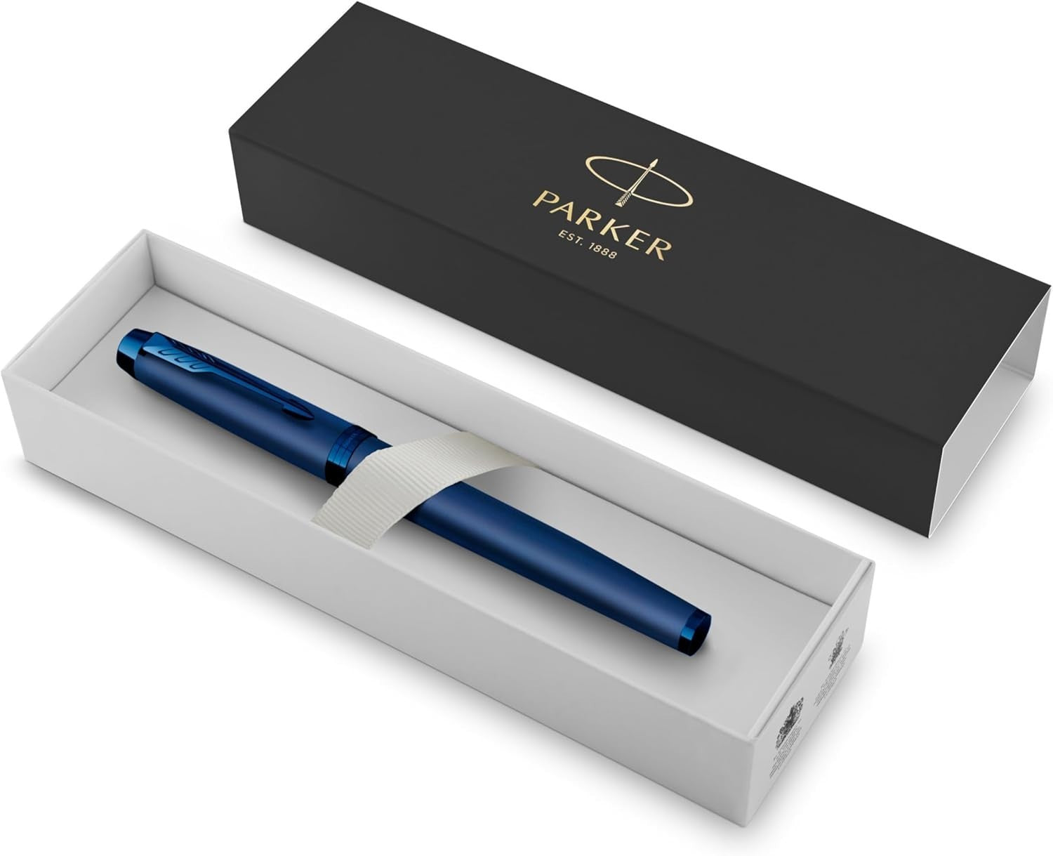Luxury Blue Fountain Pen Fine Nib IM Monochrome Gift Box