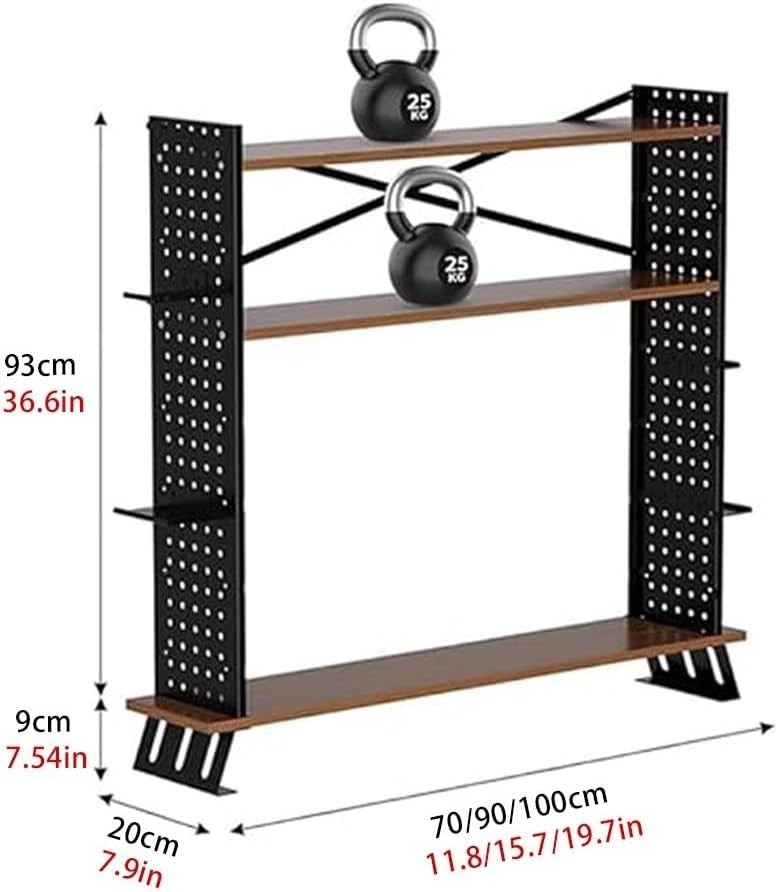 3 Tier Desk Hutch Adjustable Desktop Bookshelf Monitor Organizer 90cm Black