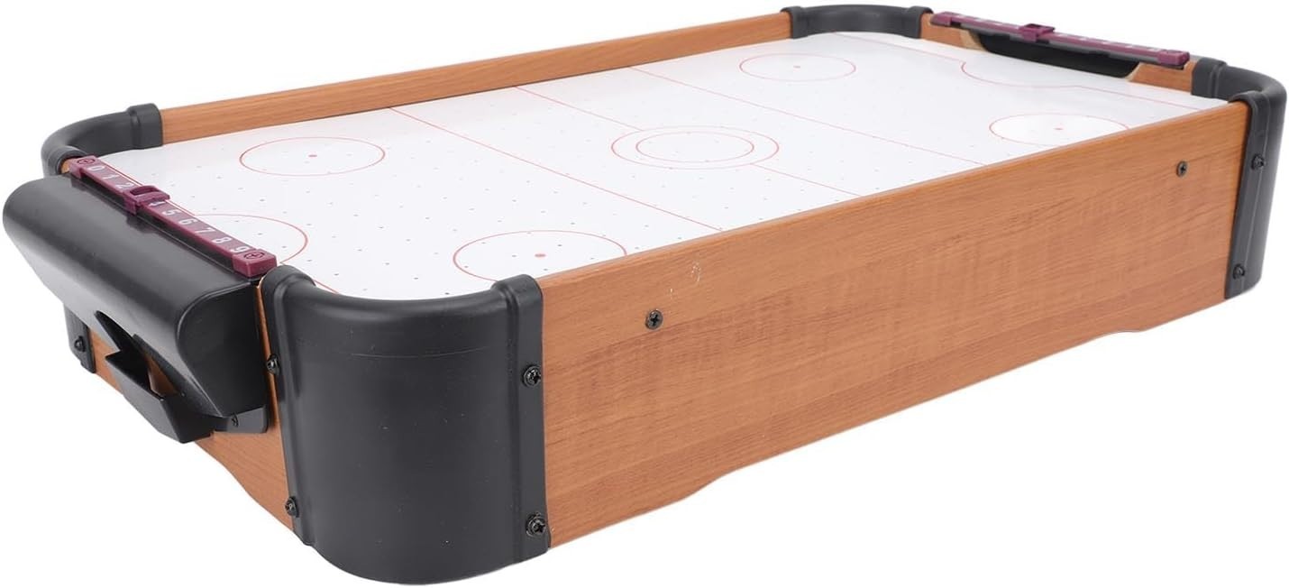 Portable Tabletop Air Hockey Game Electric Fan Compact Family Fun