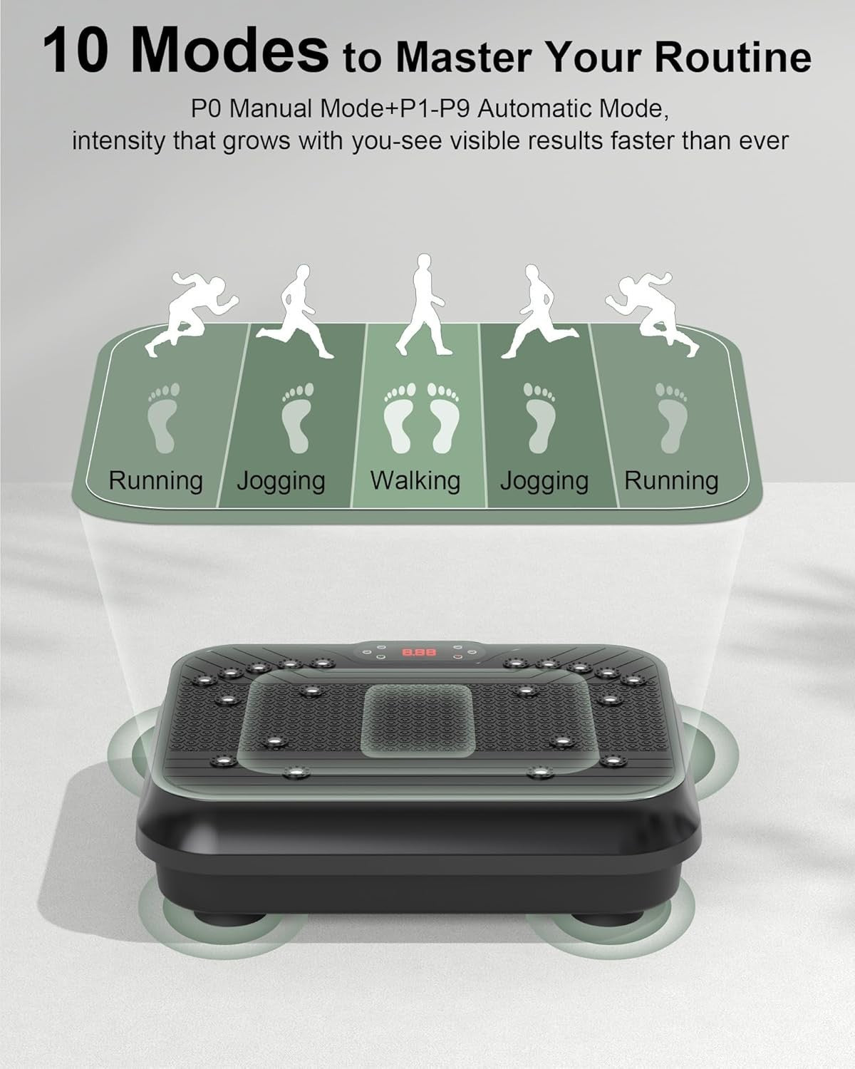High Frequency Vibration Plate Lymphatic Drainage 400lb Home