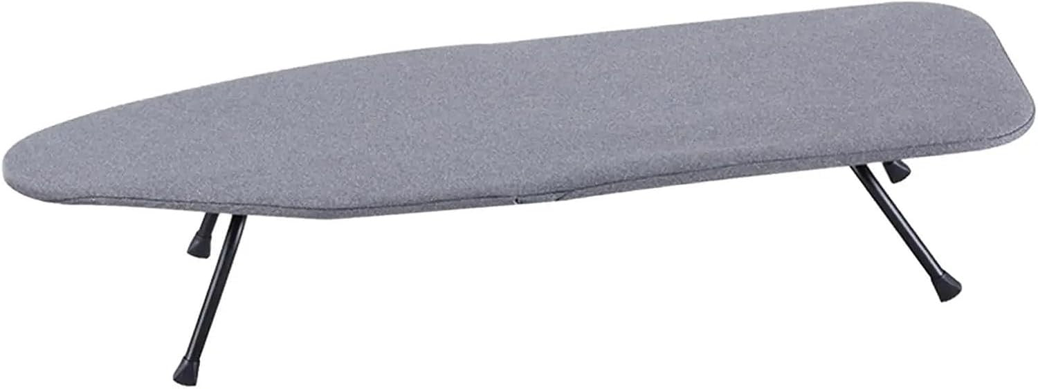 Table Top Folding Ironing Board Lightweight Compact Space Saving Grey