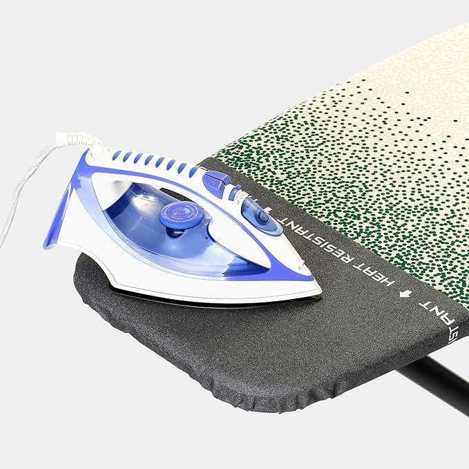 Extra Large XL Ironing Board 135x45cm Heat Resistant Steam Zone