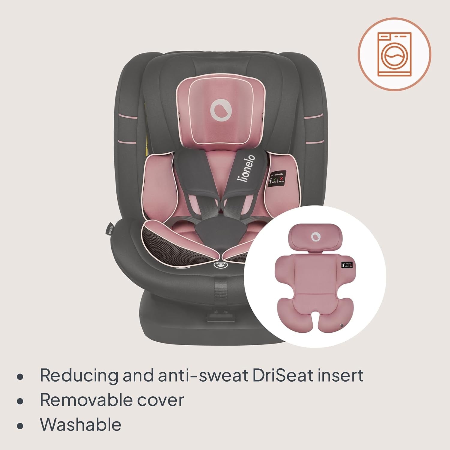 360° Swivel ISOFIX i-Size Car Seat 0–12 Years Rear & Forward Facing