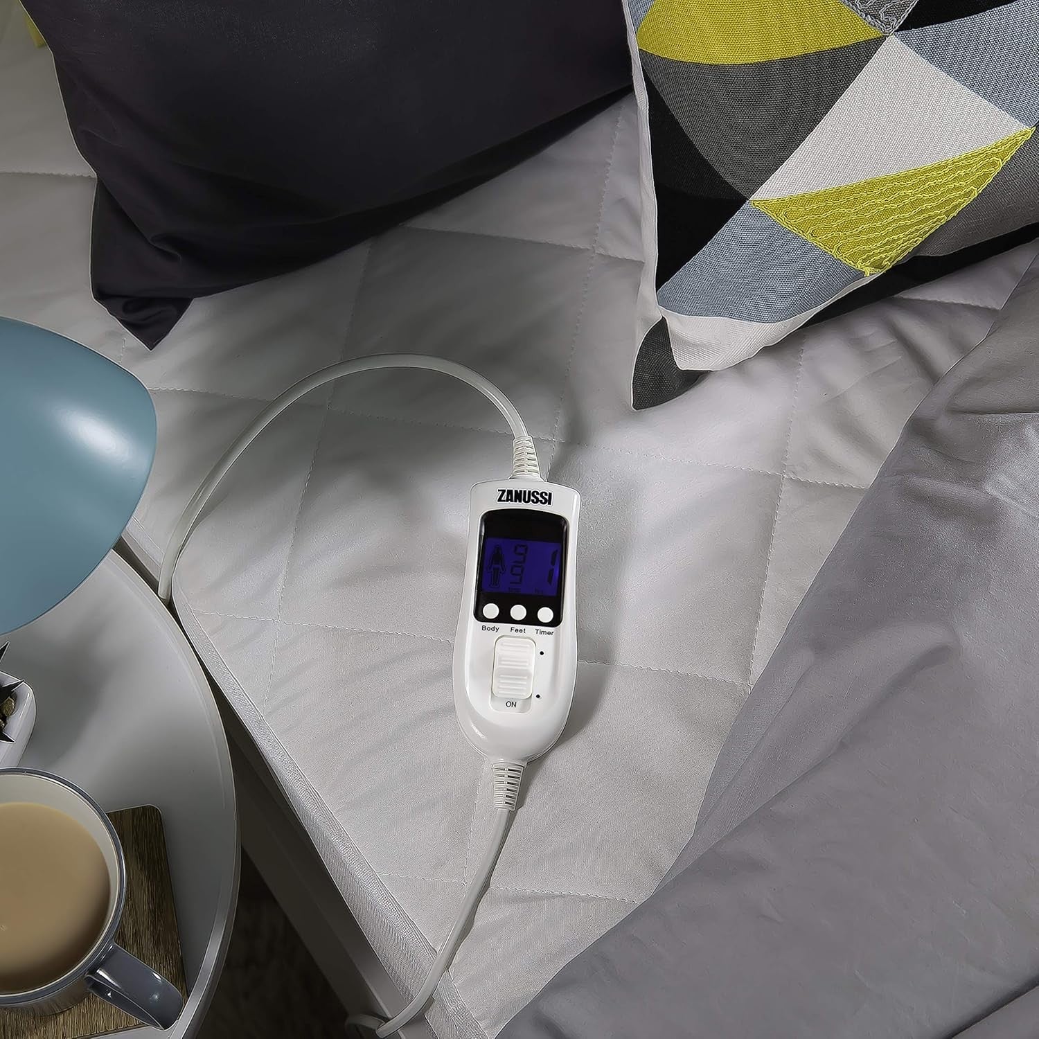 Single Electric Heated Mattress Protector 9 Heat Settings Washable Safe