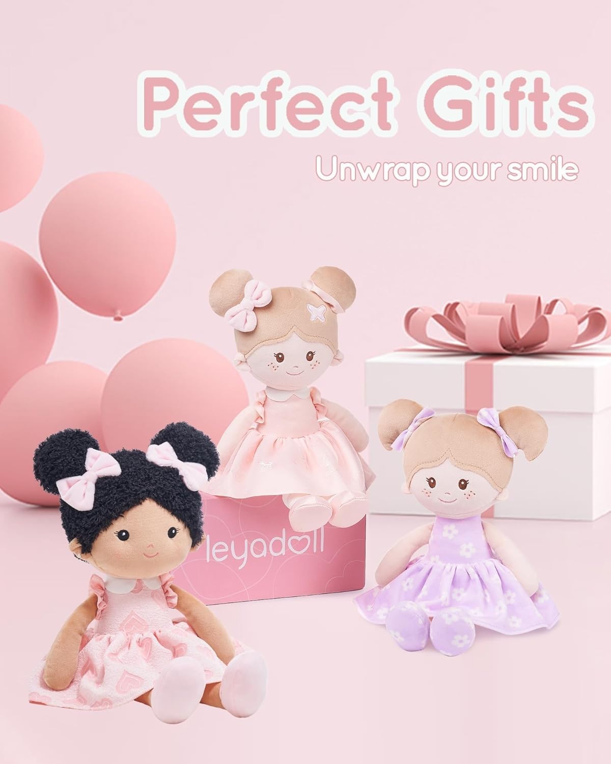 16” Soft Baby Doll Plush Rag Doll First Baby Toy Toddler 1+ Gift
