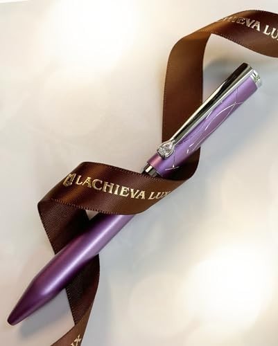 Purple Crystal Executive Ballpoint Pen Gift Box Set