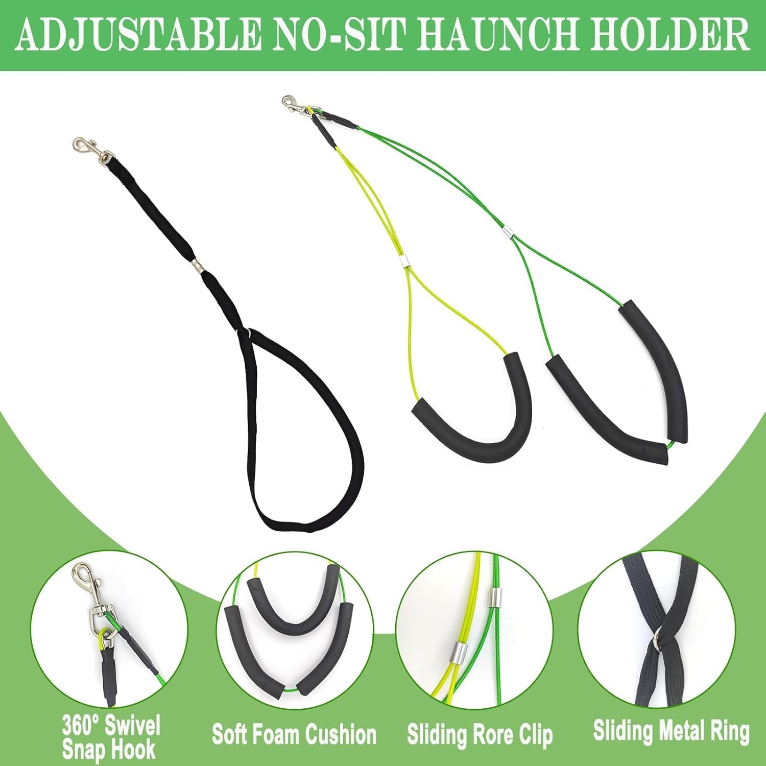 Adjustable Dog Grooming Arm Hammock Noose Set Foldable Table Stand