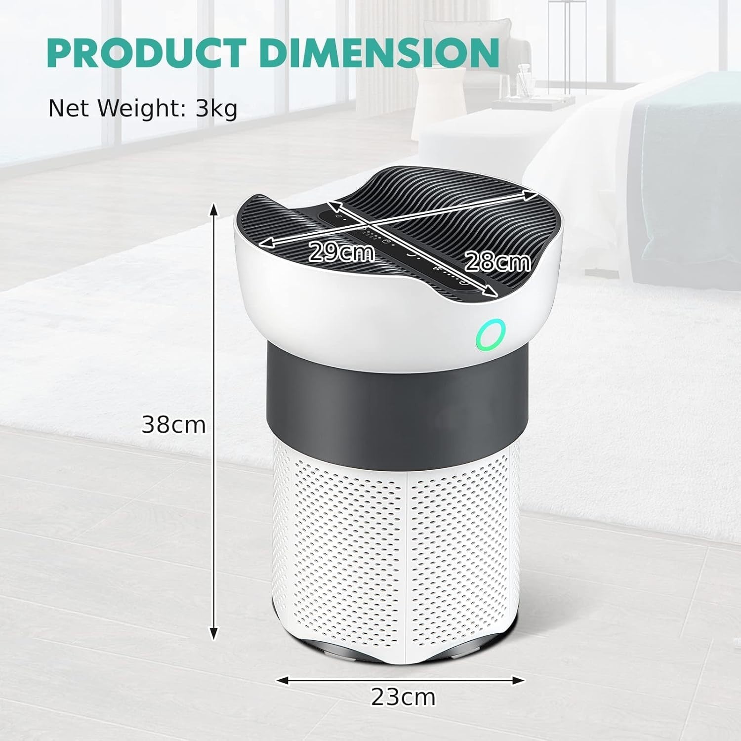Air Purifier H13 True HEPA Auto Mode Ultra Quiet Large Room