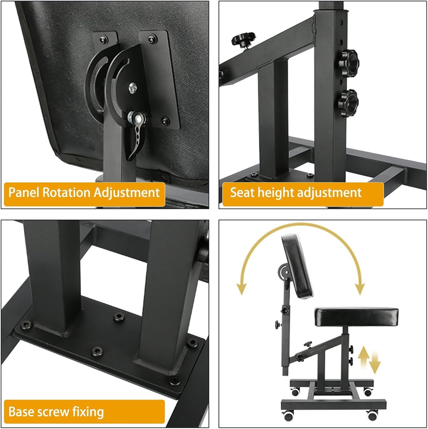 Tattoo Armrest Chair Adjustable Height Foldable Padded Arm Support Studio Stand