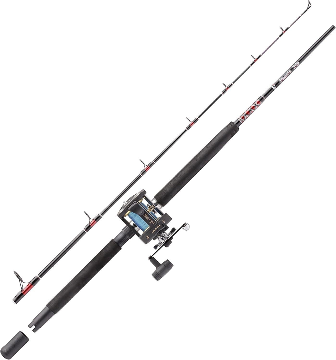 Sea Fishing Rod & Multiplier Reel Combo 2.1m Saltwater Cod Bass