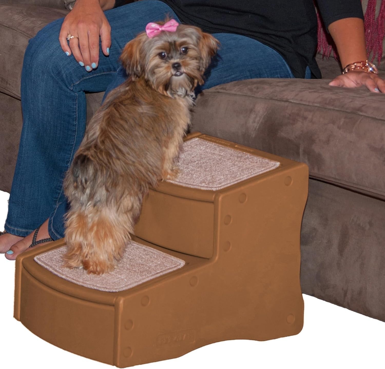 Pet Gear Easy Step II 2-Step Dog Cat Stairs Up to 75lbs Portable