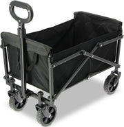 Heavy Duty Folding Camping Wagon 100L Cart Wide Wheels 200lb Load