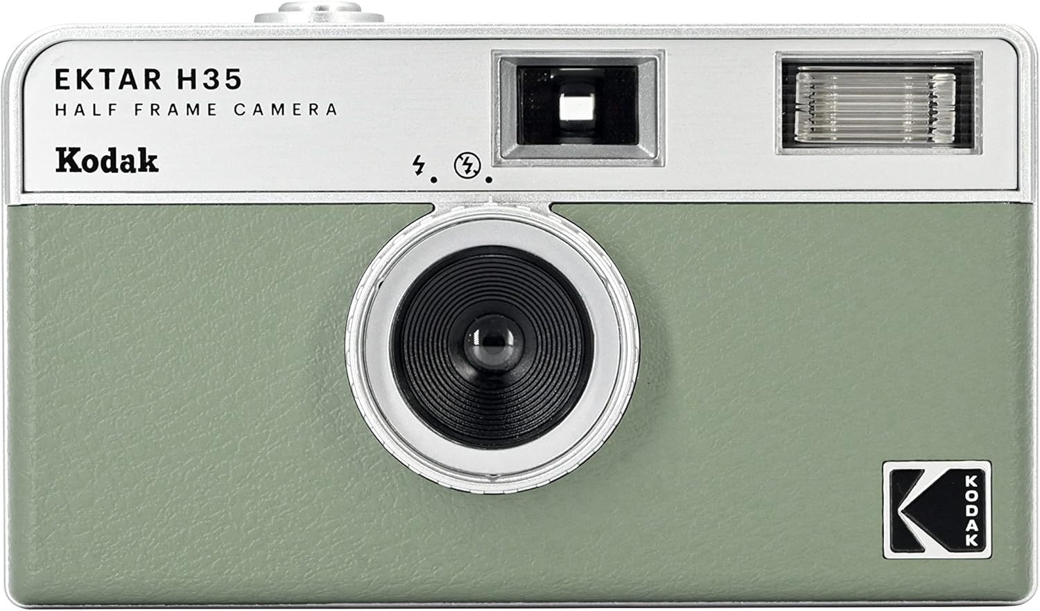 35mm Half Frame Film Camera Reusable Focus Free Compact Sage