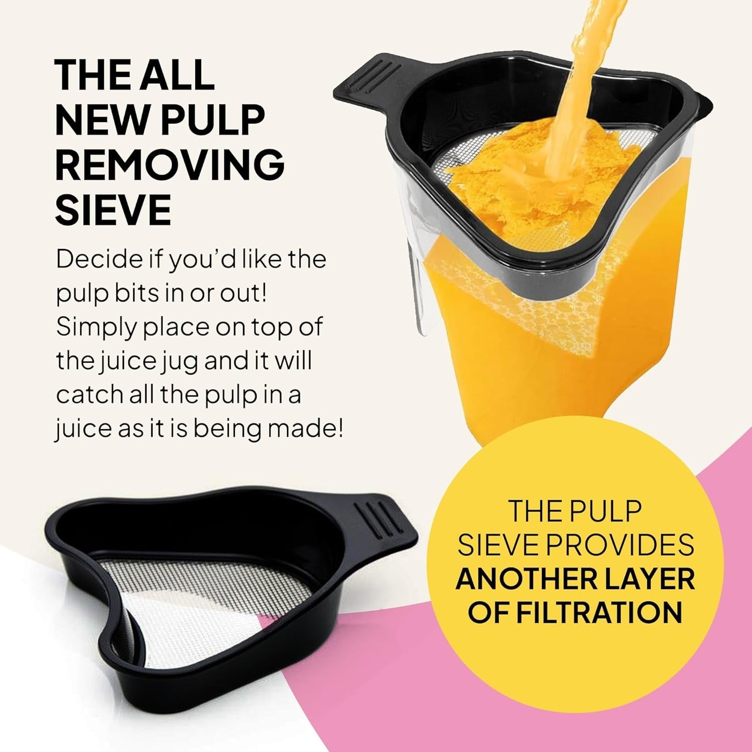 Cold Press Juicer 240W 3in Wide Chute Whole Fruit Quiet High Yield Easy Clean