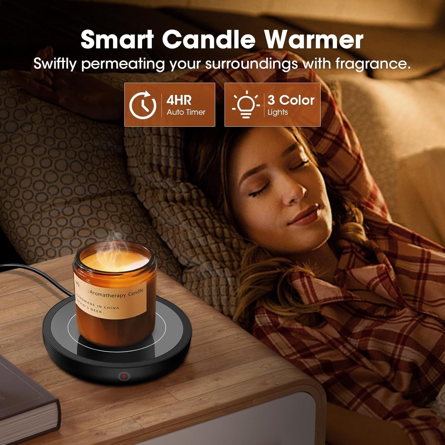 Coffee Mug Warmer Smart Desk Heater 3 Temp 4H Auto Off