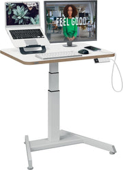 Electric Sit Stand Desk Height Adjustable Standing Desk Smart Reminder 80x60cm