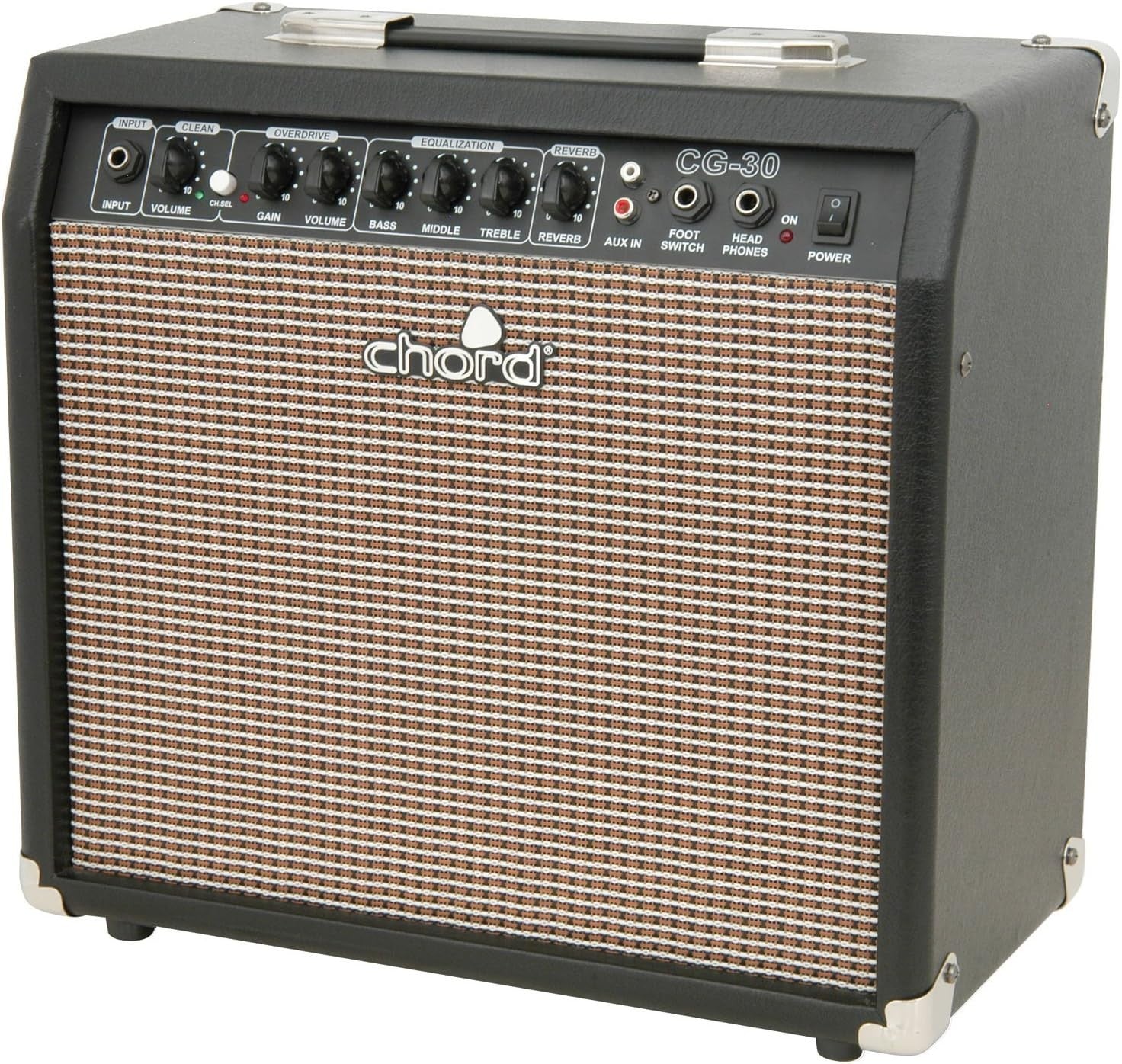 CG Retro 30W Guitar Combo Amp Headphone Output Clean & Drive Channels