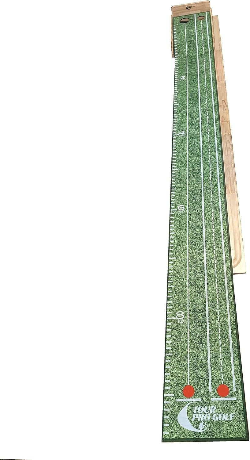 Premium Indoor Golf Putting Mat Ball Return Training Aid Home Practice