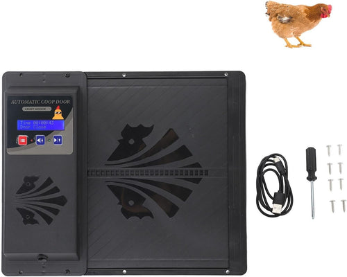 Automatic Chicken Coop Door Timer USB Horizontal Opener