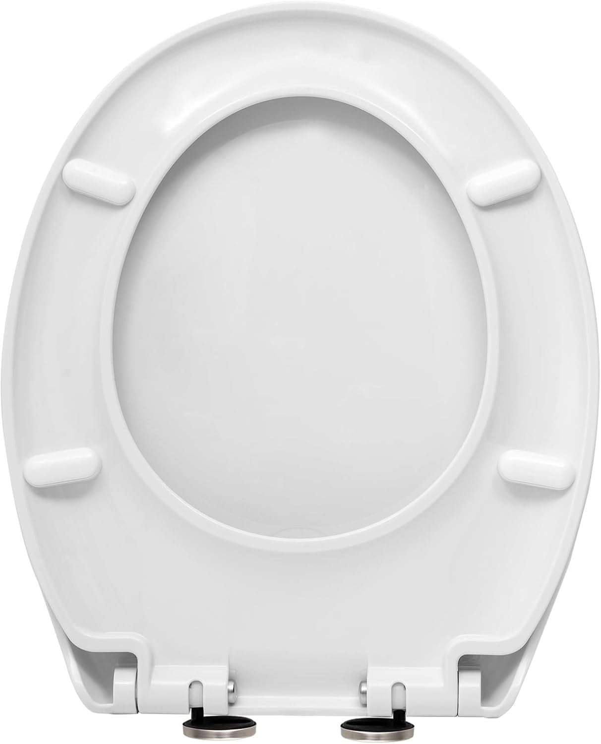 Premium Soft Close Toilet Seat Quick Release Dual Fixing White 175kg