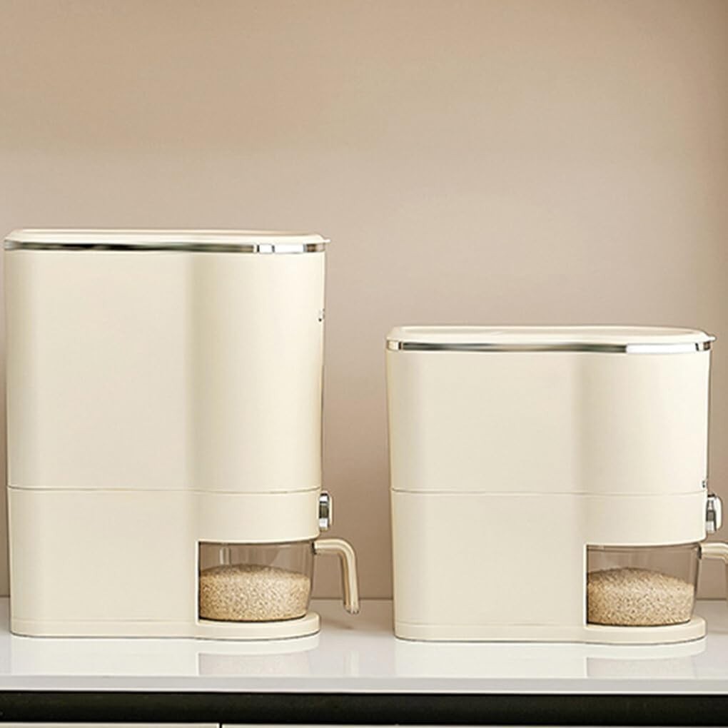 5KG Sealed Rice Dispenser Grain Storage Container Easy Access Bin