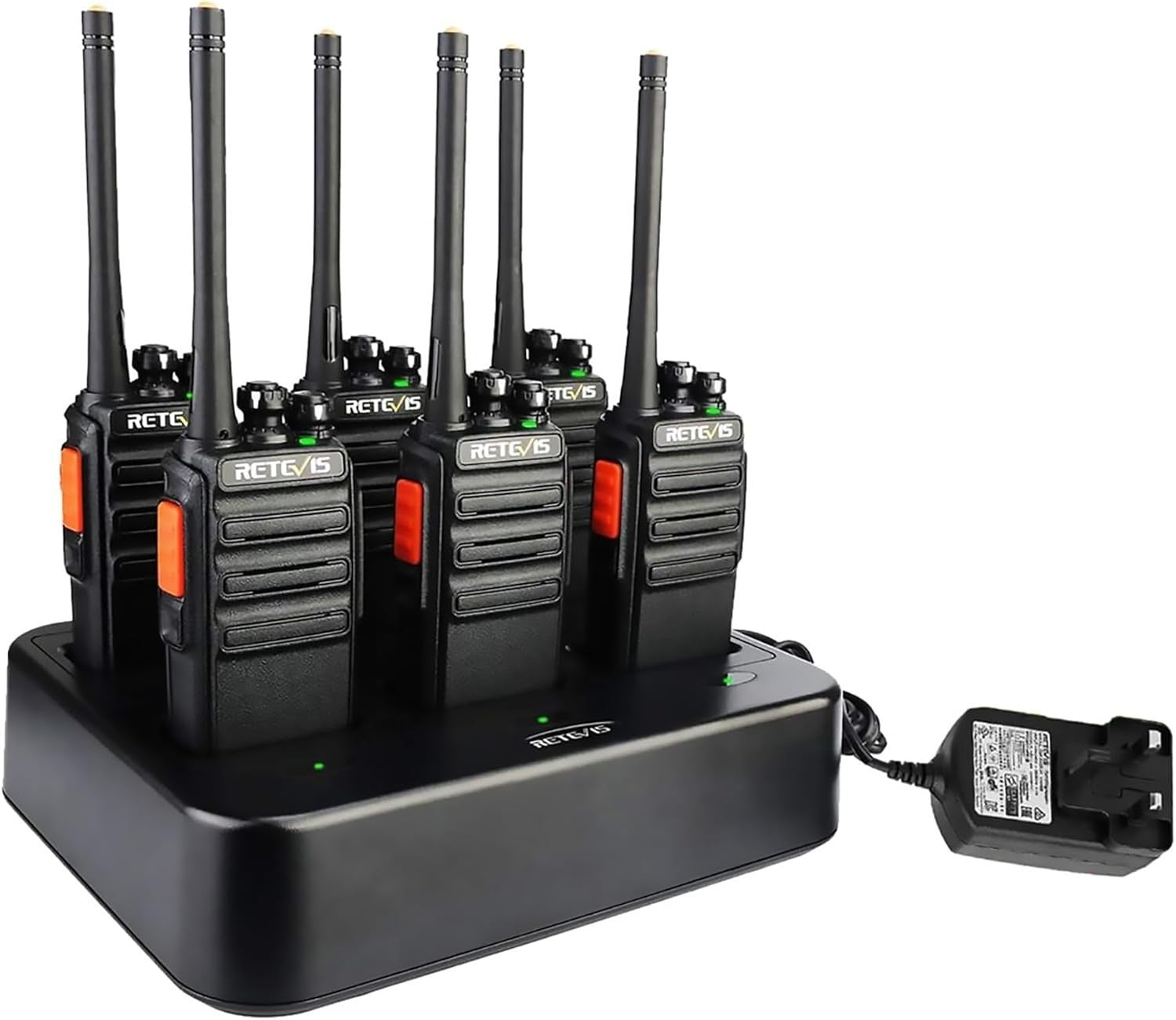Business Walkie Talkies 6 Pack Long Range 16 Channel PMR446 Two Way Radio