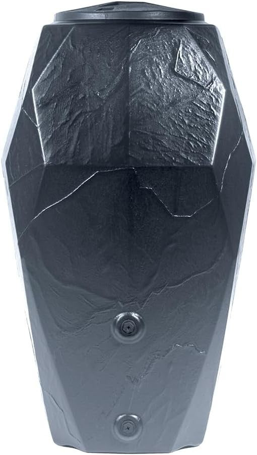 310L Canyon Textured Water Butt with Connection Kit, Grey, Garden Storage
