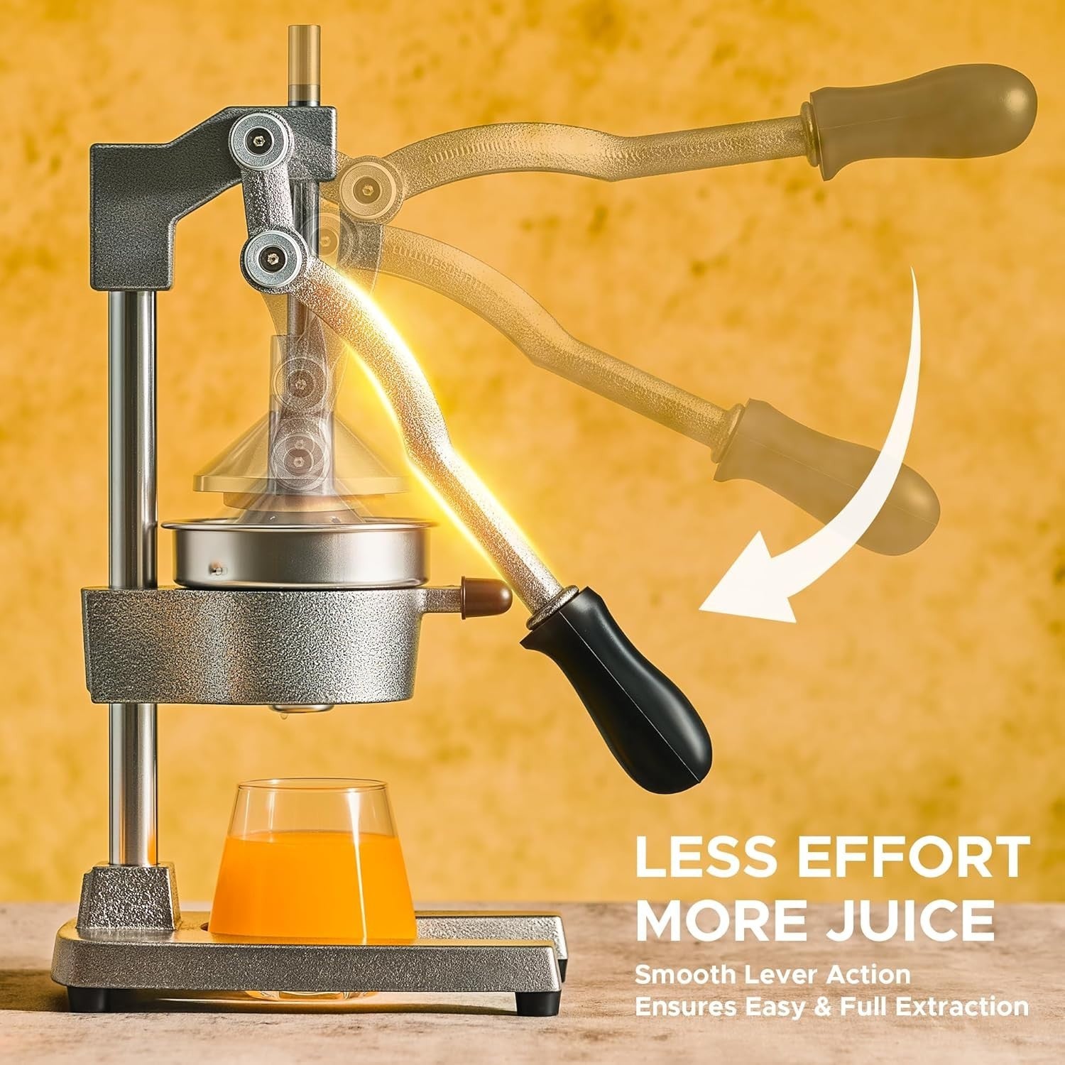 Heavy Duty Manual Citrus Press Cast Iron Juicer Orange Lemon Lime