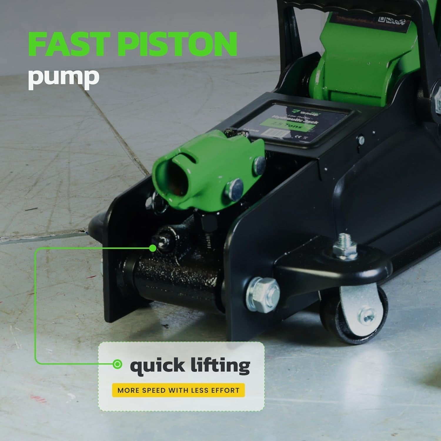 2.5 Ton Low Profile Hydraulic Trolley Jack 5500lbs Car SUV Lift Heavy Duty Steel