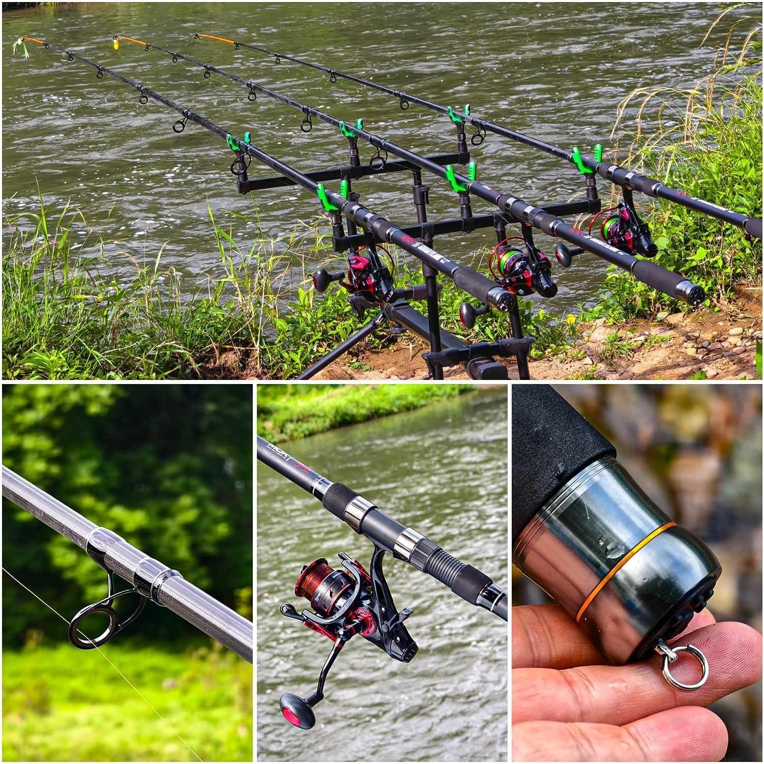 Telescopic Carp Fishing Rod Carbon Fibre 3.6M 3.9M 4.2M 3.0lb